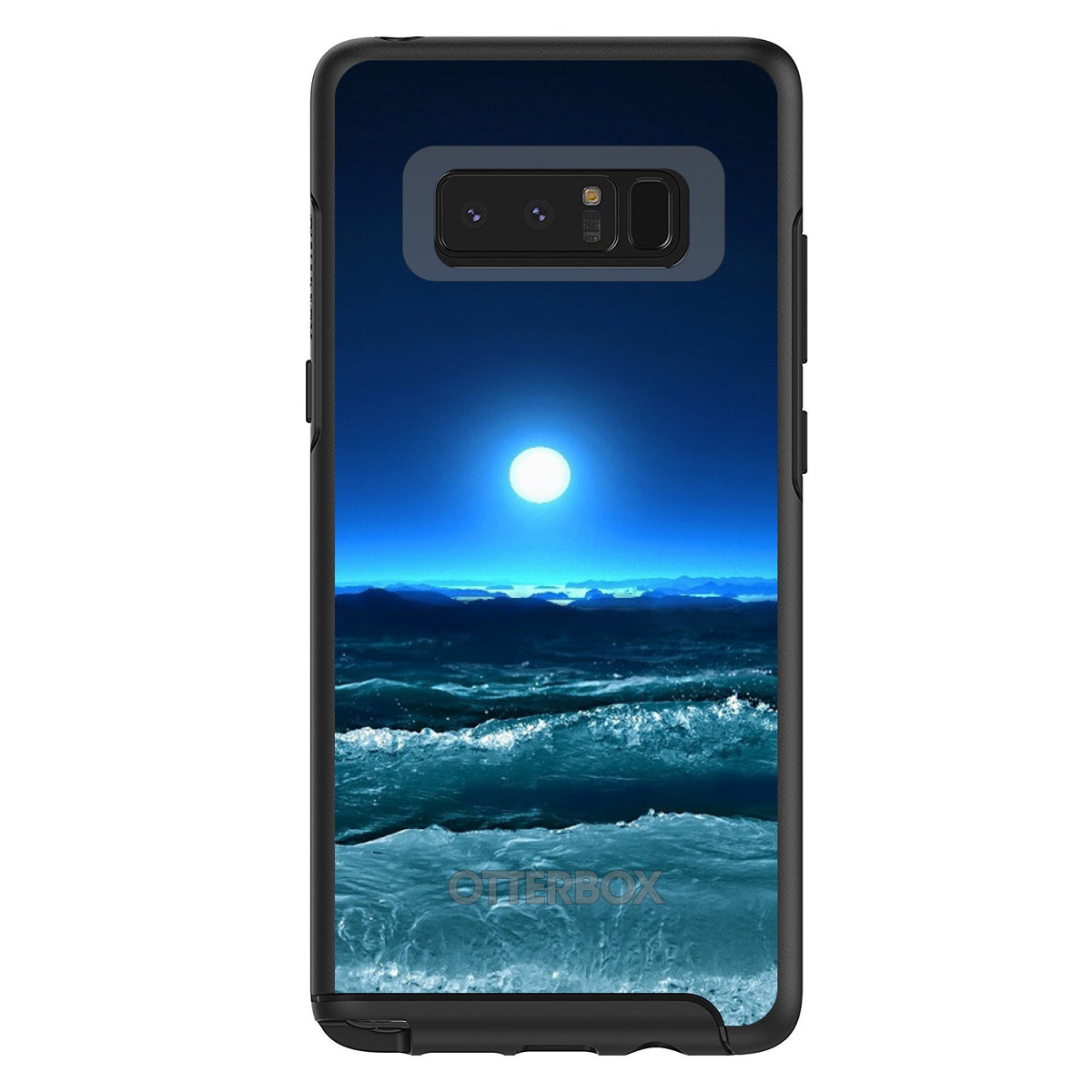 Moonlit Ocean Waves OtterBox Symmetry Case for iPhone & Galaxy, view 14
