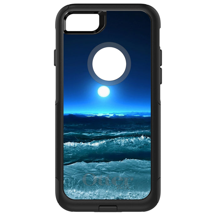 DistinctInk OtterBox Commuter Series Case for Apple iPhone or Samsung Galaxy - Moonlit Ocean Waves