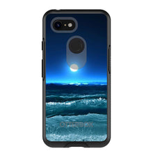 DistinctInk™ OtterBox Symmetry Series Case for Apple iPhone / Samsung Galaxy / Google Pixel - Moonlit Ocean Waves