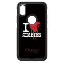 DistinctInk™ OtterBox Commuter Series Case for Apple iPhone or Samsung Galaxy - I Heart Zombies