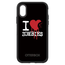 DistinctInk™ OtterBox Symmetry Series Case for Apple iPhone / Samsung Galaxy / Google Pixel - I Heart Zombies