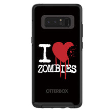 DistinctInk™ OtterBox Symmetry Series Case for Apple iPhone / Samsung Galaxy / Google Pixel - I Heart Zombies