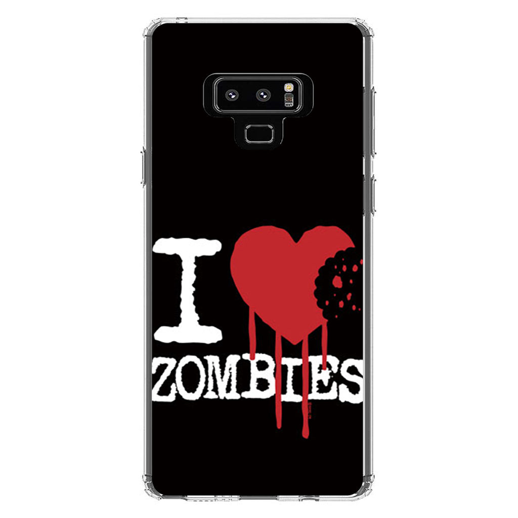 I Heart Zombies Clear Shockproof iPhone Case, view 11