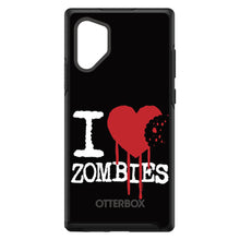 DistinctInk™ OtterBox Symmetry Series Case for Apple iPhone / Samsung Galaxy / Google Pixel - I Heart Zombies