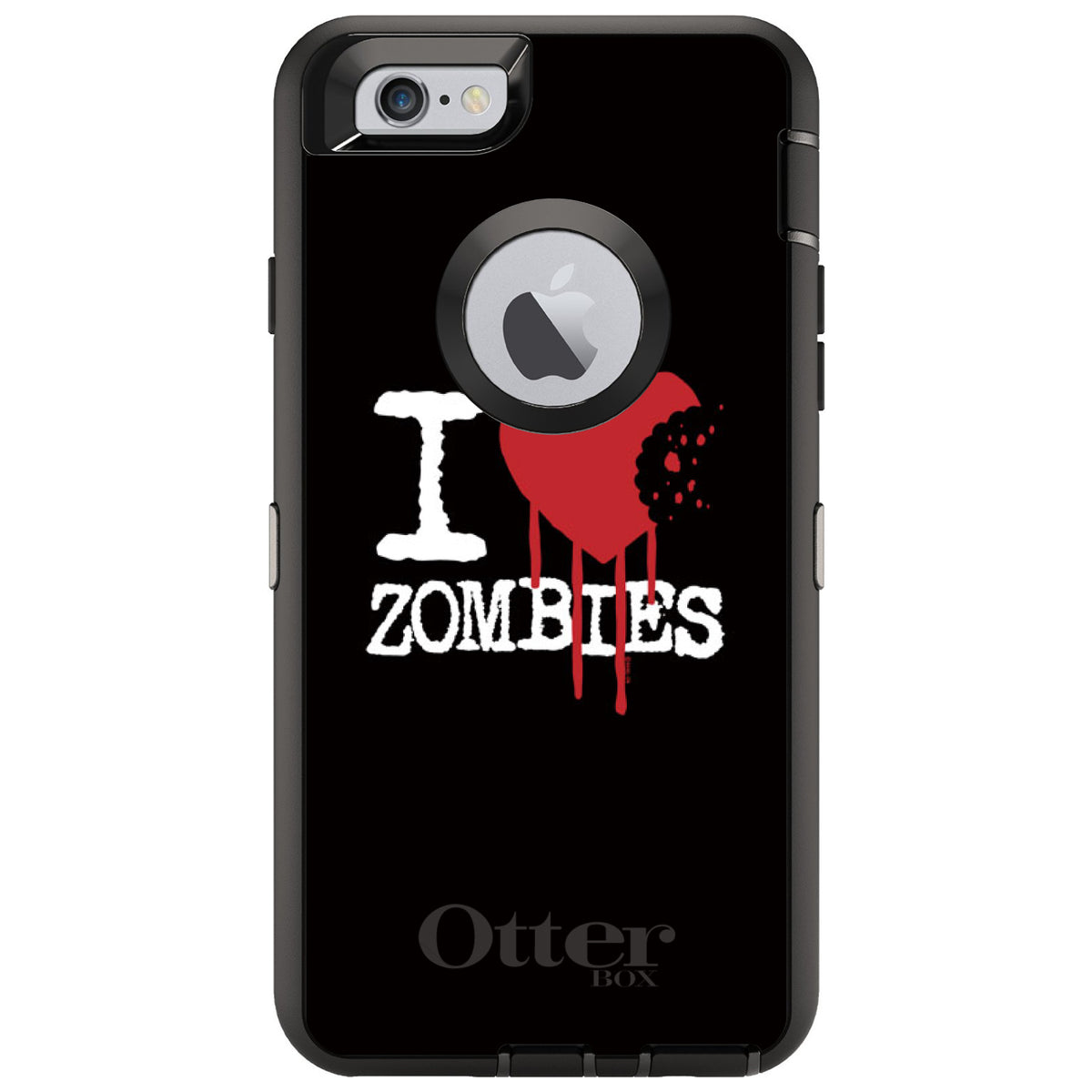 I Heart Zombies OtterBox Defender Case for iPhone & Galaxy, view 4