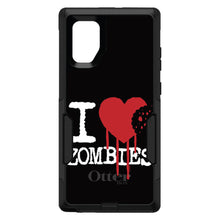 DistinctInk™ OtterBox Commuter Series Case for Apple iPhone or Samsung Galaxy - I Heart Zombies