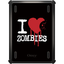 DistinctInk™ OtterBox Defender Series Case for Apple iPad / iPad Pro / iPad Air / iPad Mini - I Heart Zombies