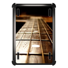 DistinctInk™ OtterBox Defender Series Case for Apple iPad / iPad Pro / iPad Air / iPad Mini - Guitar Strings Neck