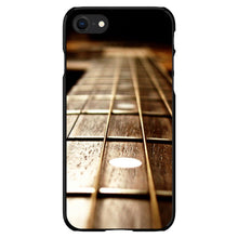 DistinctInk® Hard Plastic Snap-On Case for Apple iPhone or Samsung Galaxy - Guitar Strings Neck
