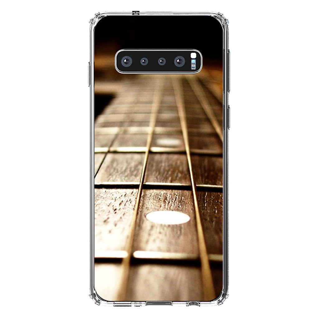 Guitar Strings Neck Clear Shockproof iPhone Case, view 17