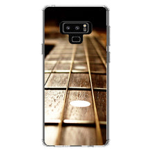 DistinctInk® Clear Shockproof Hybrid Case for Apple iPhone / Samsung Galaxy / Google Pixel - Guitar Strings Neck