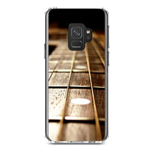 DistinctInk® Clear Shockproof Hybrid Case for Apple iPhone / Samsung Galaxy / Google Pixel - Guitar Strings Neck
