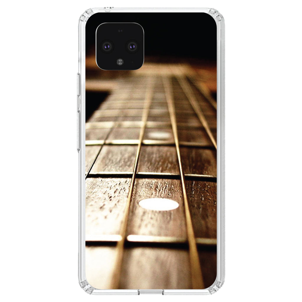 Guitar Strings Neck Clear Shockproof iPhone Case, view 24