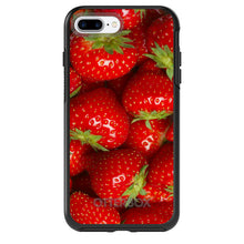 DistinctInk™ OtterBox Symmetry Series Case for Apple iPhone / Samsung Galaxy / Google Pixel - Bright Red Strawberries