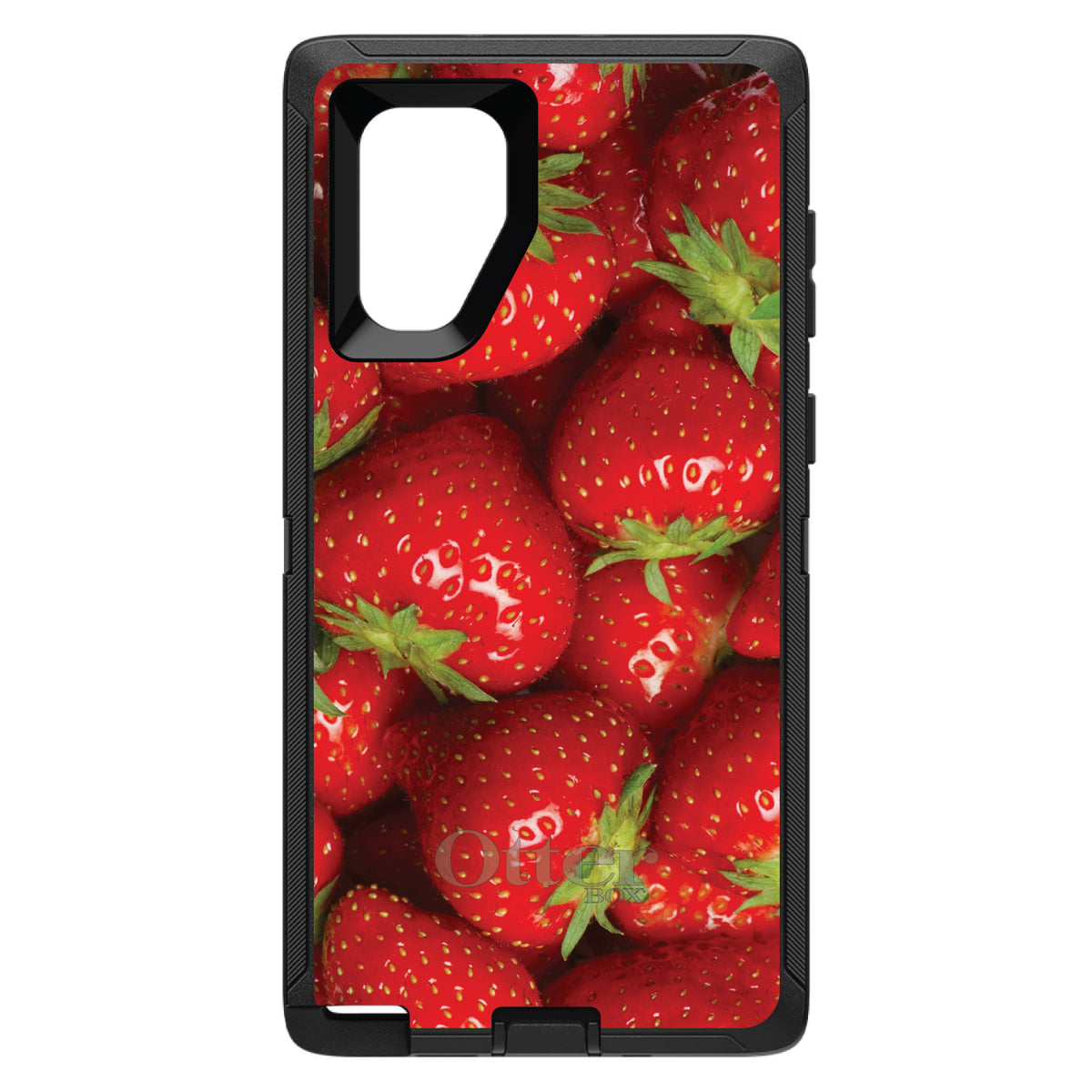 Bright Red Strawberries OtterBox Defender Case for iPhone & Galaxy, view 15