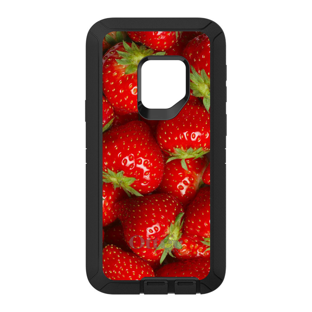 Bright Red Strawberries OtterBox Defender Case for iPhone & Galaxy, view 11