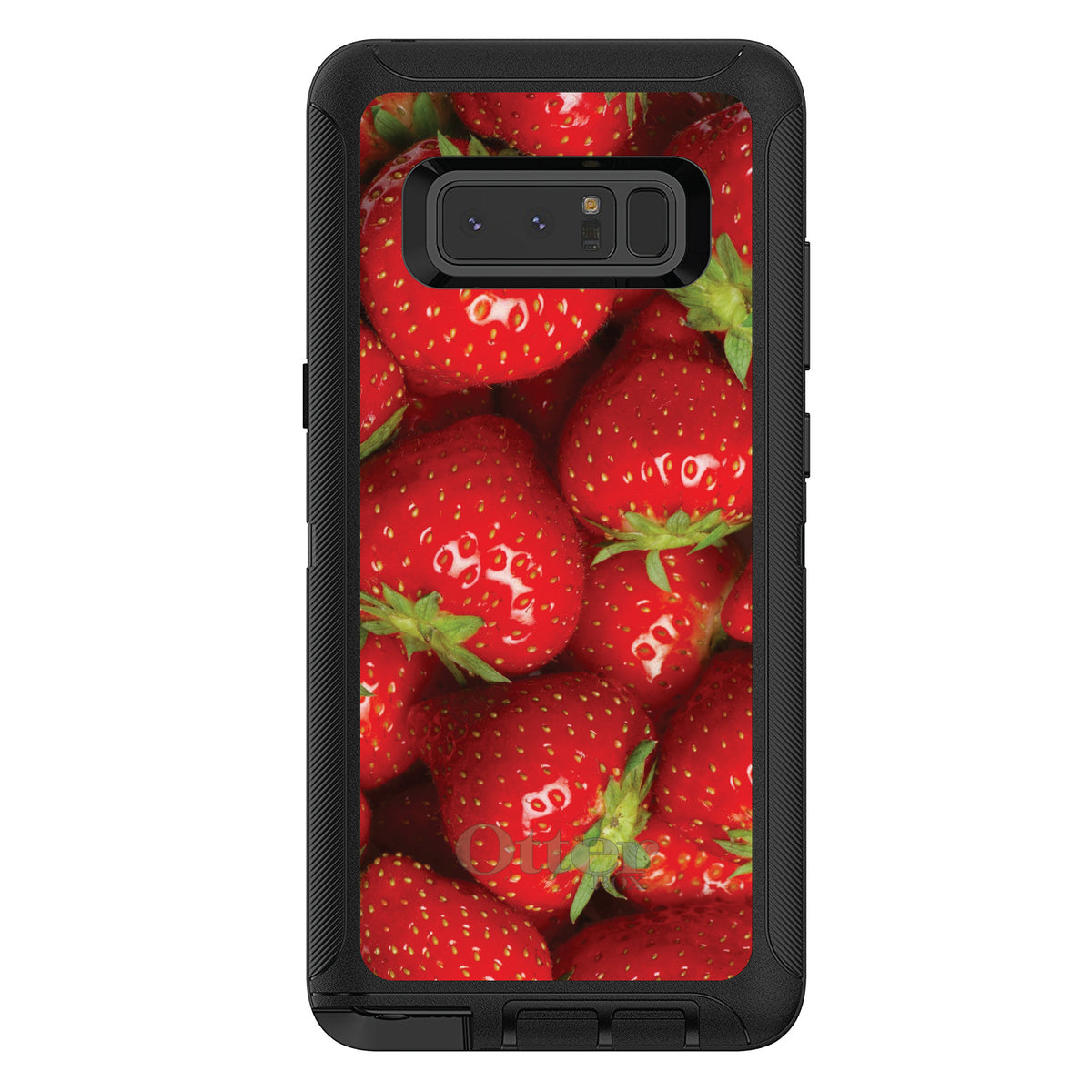 Bright Red Strawberries OtterBox Defender Case for iPhone & Galaxy, view 17