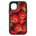 Bright Red Strawberries OtterBox Defender Case for iPhone & Galaxy, view 2