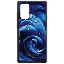 DistinctInk™ OtterBox Symmetry Series Case for Apple iPhone / Samsung Galaxy / Google Pixel - Blue Dew Covered Rose