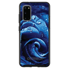 DistinctInk™ OtterBox Symmetry Series Case for Apple iPhone / Samsung Galaxy / Google Pixel - Blue Dew Covered Rose