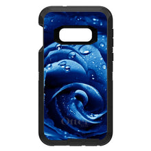 DistinctInk™ OtterBox Defender Series Case for Apple iPhone / Samsung Galaxy / Google Pixel - Blue Dew Covered Rose