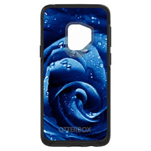 DistinctInk™ OtterBox Symmetry Series Case for Apple iPhone / Samsung Galaxy / Google Pixel - Blue Dew Covered Rose