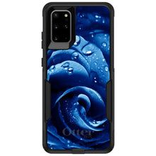 DistinctInk™ OtterBox Commuter Series Case for Apple iPhone or Samsung Galaxy - Blue Dew Covered Rose