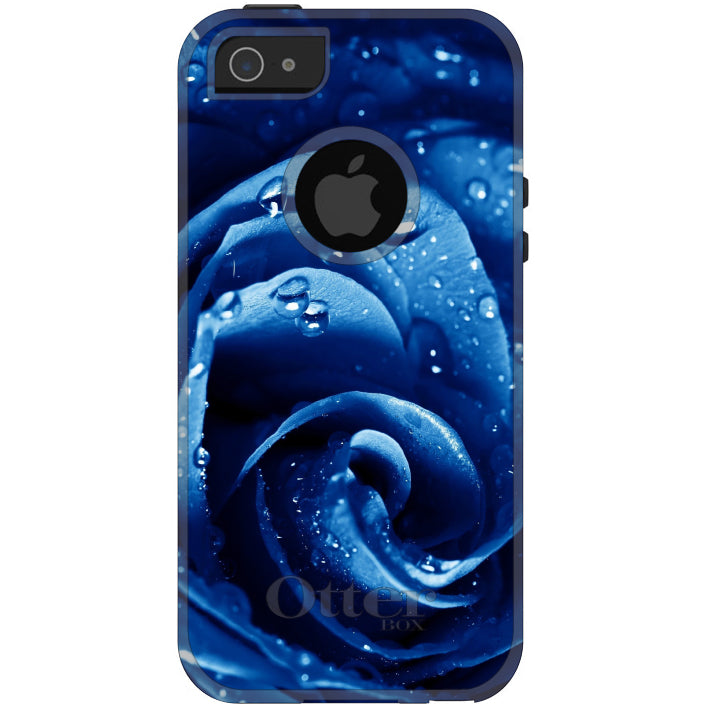 Blue Dew Covered Rose OtterBox Commuter Case for iPhone & Galaxy, view 5