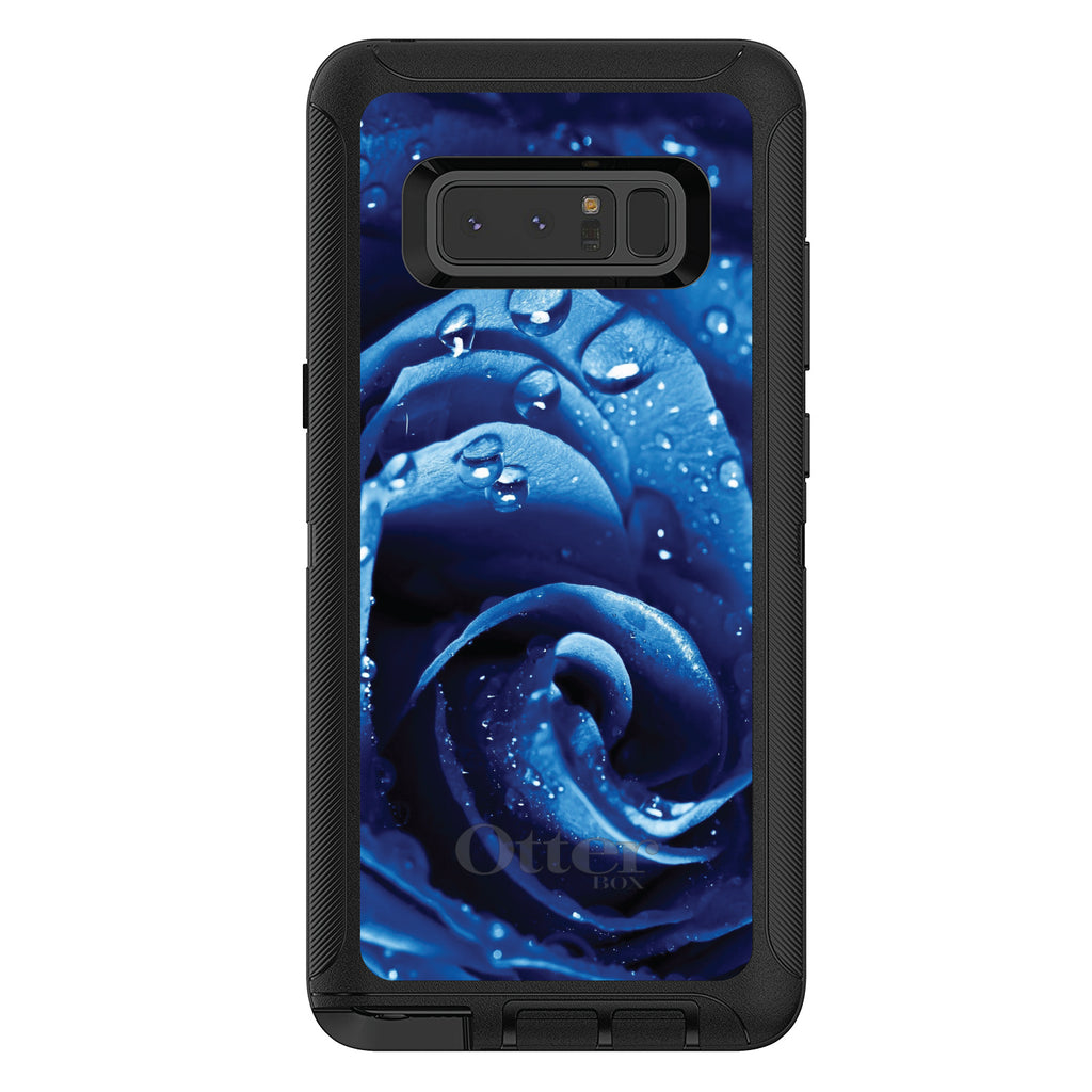 Blue Dew Covered Rose OtterBox Defender Case for iPhone & Galaxy, view 17