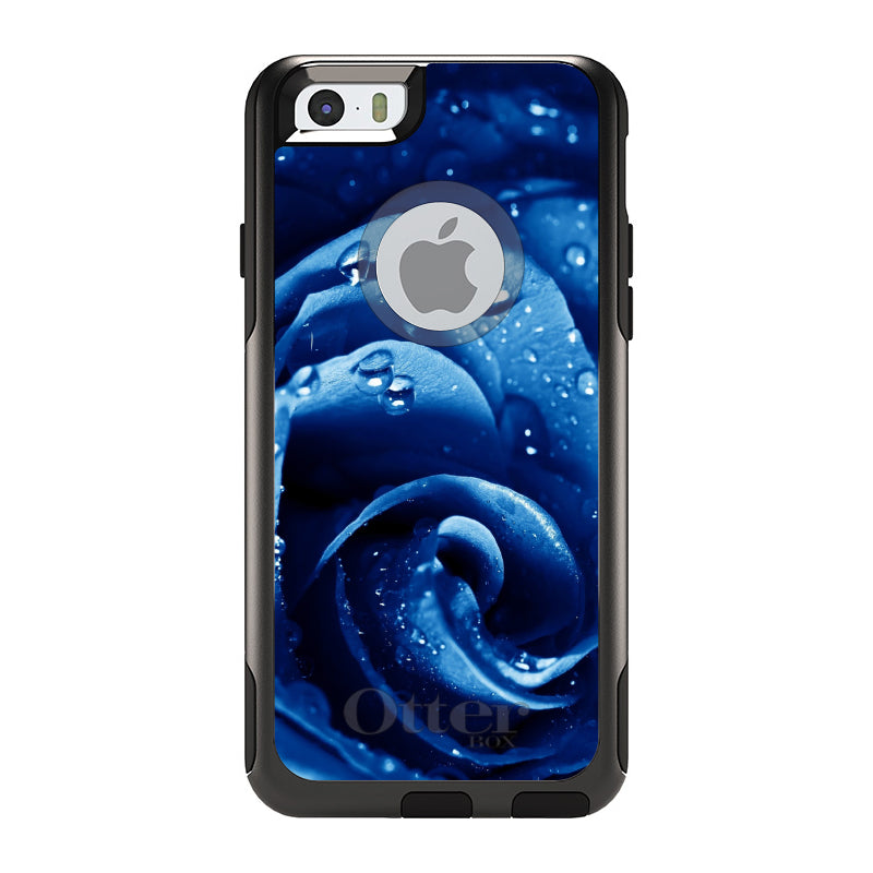 Blue Dew Covered Rose OtterBox Commuter Case for iPhone & Galaxy, view 4