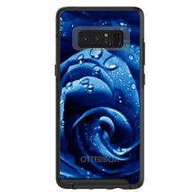 DistinctInk™ OtterBox Symmetry Series Case for Apple iPhone / Samsung Galaxy / Google Pixel - Blue Dew Covered Rose