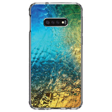 DistinctInk® Clear Shockproof Hybrid Case for Apple iPhone / Samsung Galaxy / Google Pixel - Colorful Rainbow Waterfall