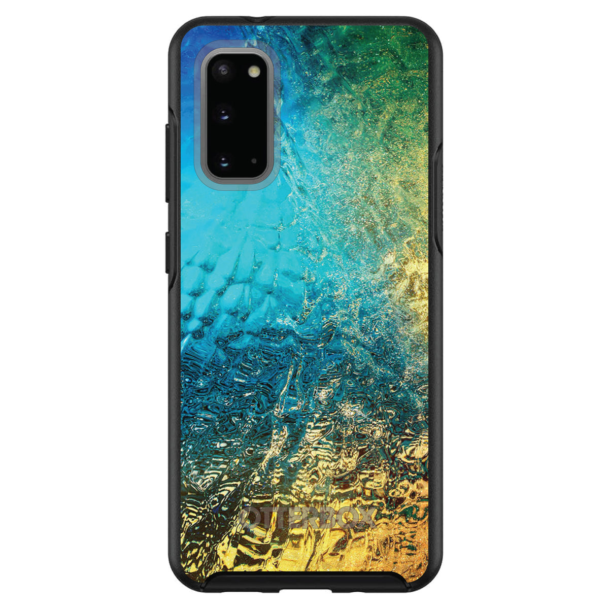 Colorful Rainbow Waterfall OtterBox Symmetry Case for iPhone & Galaxy, view 5