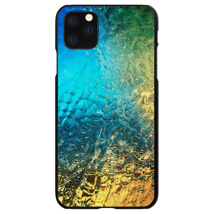DistinctInk® Hard Plastic Snap-On Case for Apple iPhone or Samsung Galaxy - Colorful Rainbow Waterfall