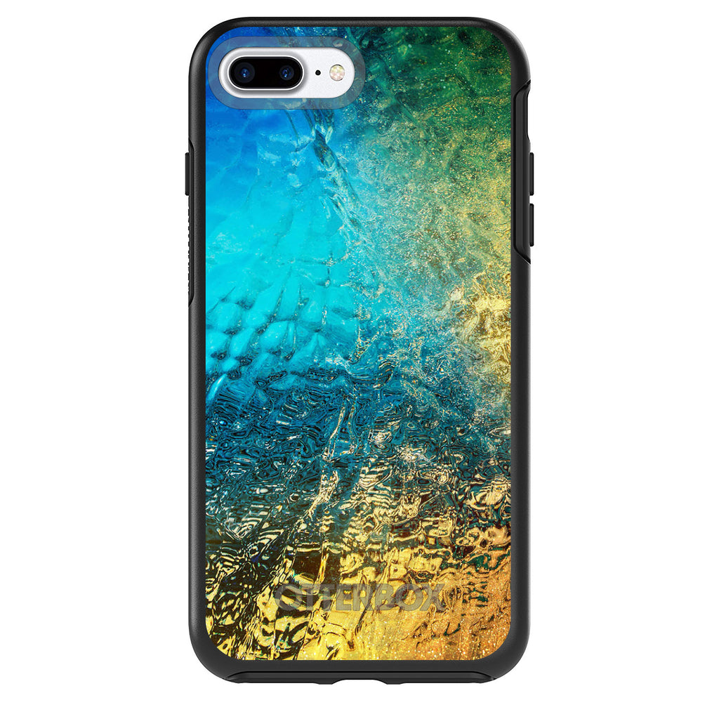 Colorful Rainbow Waterfall OtterBox Symmetry Case for iPhone & Galaxy, view 2