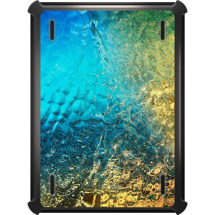 DistinctInk™ OtterBox Defender Series Case for Apple iPad / iPad Pro / iPad Air / iPad Mini - Colorful Rainbow Waterfall