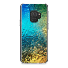 DistinctInk® Clear Shockproof Hybrid Case for Apple iPhone / Samsung Galaxy / Google Pixel - Colorful Rainbow Waterfall