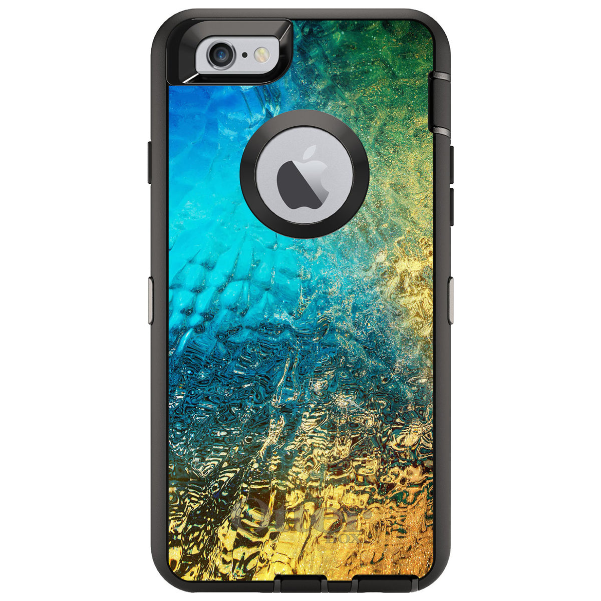 Colorful Rainbow Waterfall OtterBox Defender Case for iPhone & Galaxy, view 4