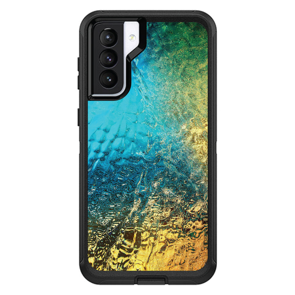 Colorful Rainbow Waterfall OtterBox Defender Case for iPhone & Galaxy, view 5