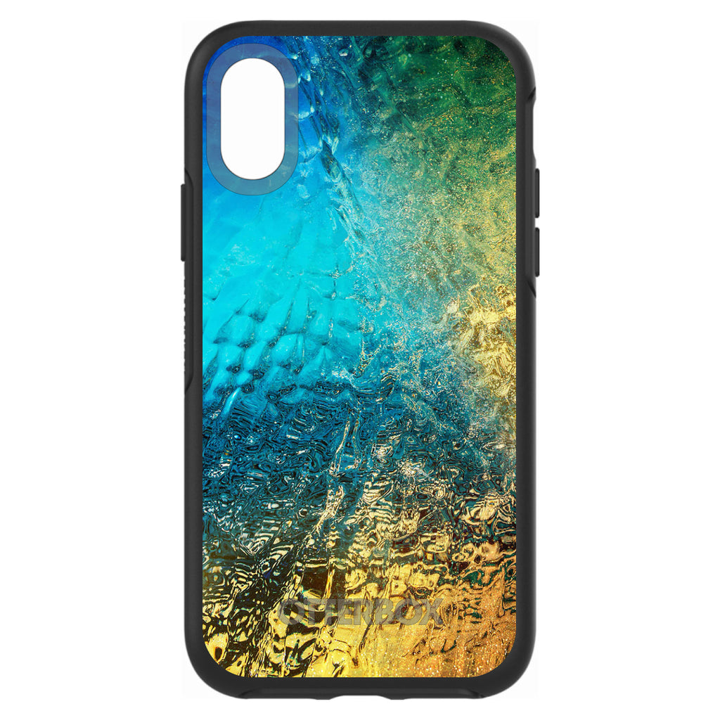 Colorful Rainbow Waterfall OtterBox Symmetry Case for iPhone & Galaxy, view 4