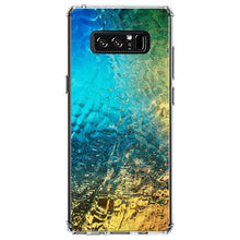 DistinctInk® Clear Shockproof Hybrid Case for Apple iPhone / Samsung Galaxy / Google Pixel - Colorful Rainbow Waterfall