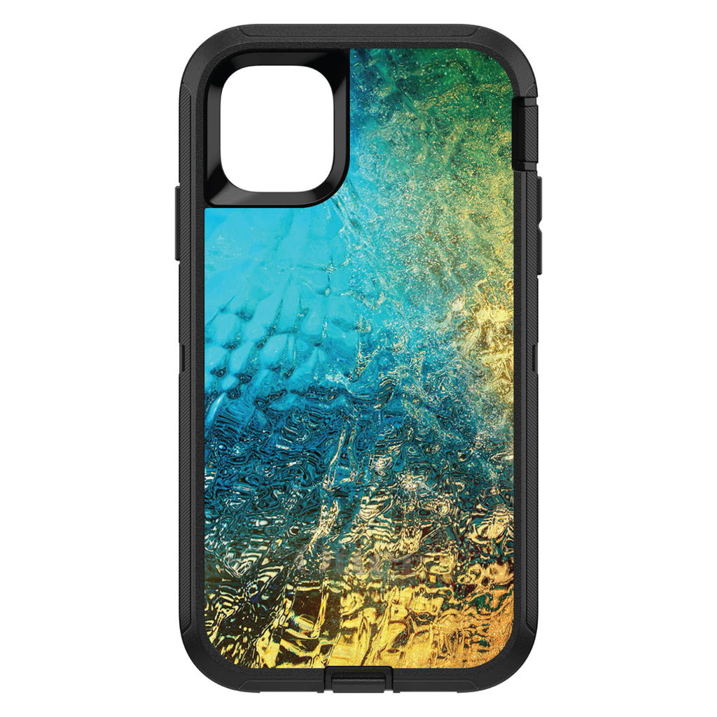 Colorful Rainbow Waterfall OtterBox Defender Case for iPhone & Galaxy, view 2