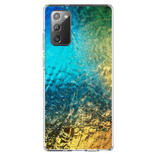 DistinctInk® Clear Shockproof Hybrid Case for Apple iPhone / Samsung Galaxy / Google Pixel - Colorful Rainbow Waterfall