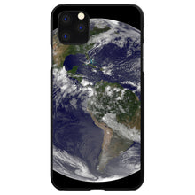 DistinctInk® Hard Plastic Snap-On Case for Apple iPhone or Samsung Galaxy - Earth Space Western Hemisphere