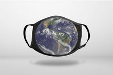 Earth Space Western Hemisphere - 3-Ply Reusable Soft Face Mask Covering, Unisex, Cotton Inner Layer