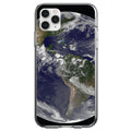 Earth Space Western Hemisphere Clear Shockproof iPhone Case