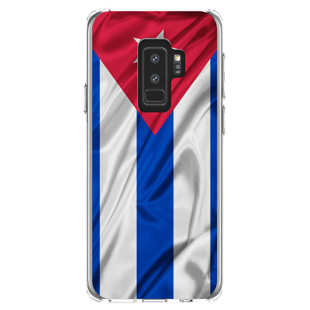 Red White Blue Cuban Flag Cuba Clear Shockproof iPhone Case, view 20