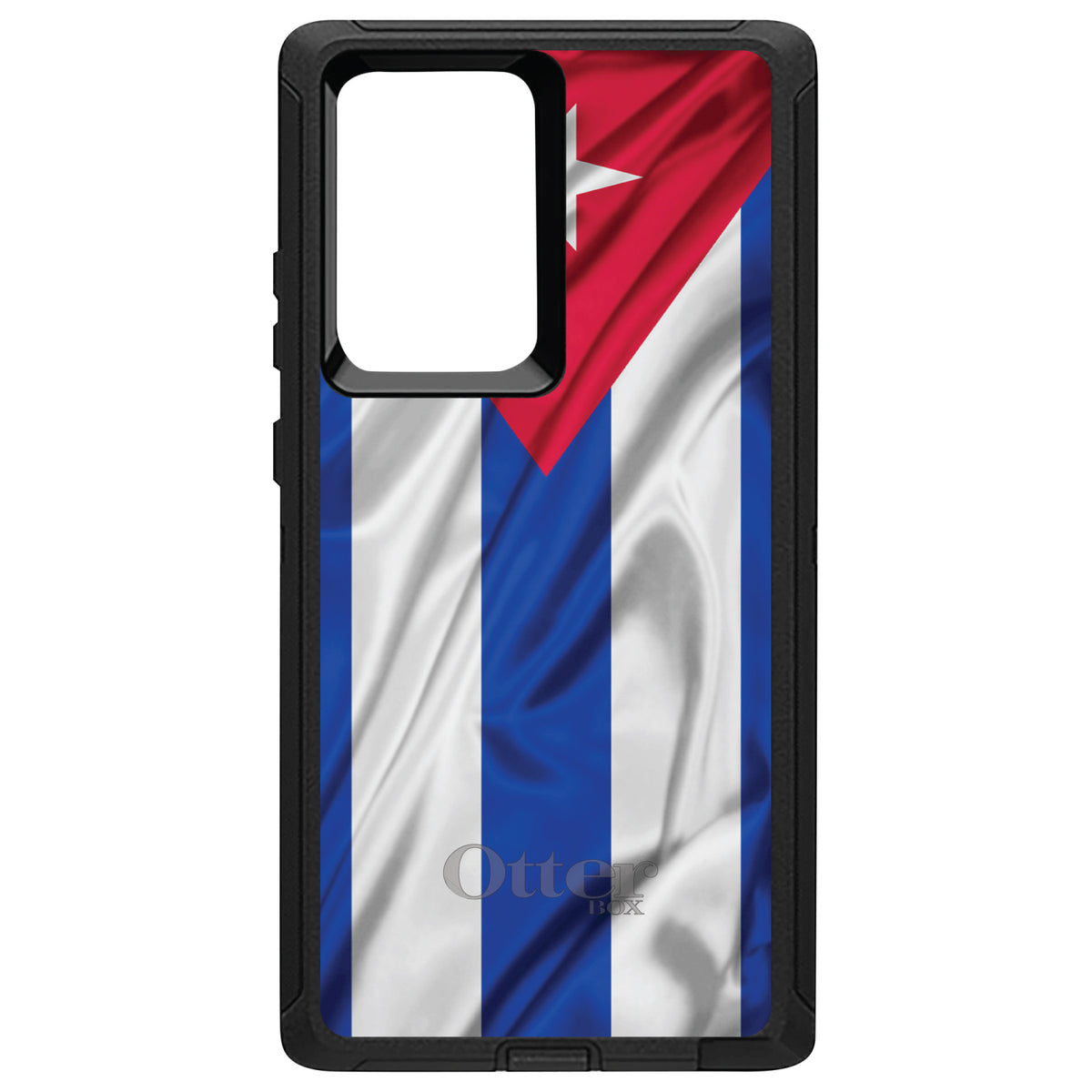 Red White Blue Cuban Flag Cuba OtterBox Defender Case for iPhone & Galaxy, view 10