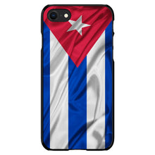 DistinctInk® Hard Plastic Snap-On Case for Apple iPhone or Samsung Galaxy - Red White Blue Cuban Flag Cuba