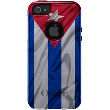 DistinctInk™ OtterBox Commuter Series Case for Apple iPhone or Samsung Galaxy - Red White Blue Cuban Flag Cuba